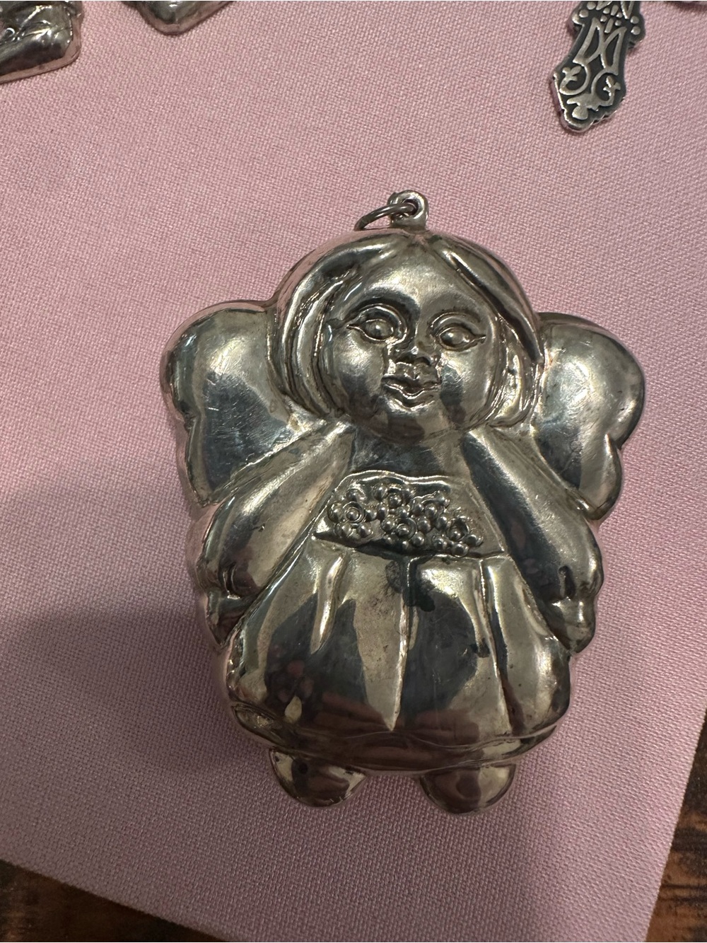 Silver Angel Pendant Necklace - Women's Necklace